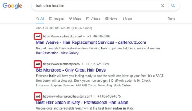 Combining Seo And Ppc 1 Example Of Ppc
