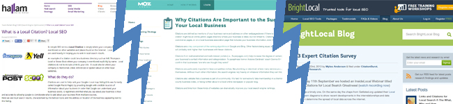 Great articles about local citations