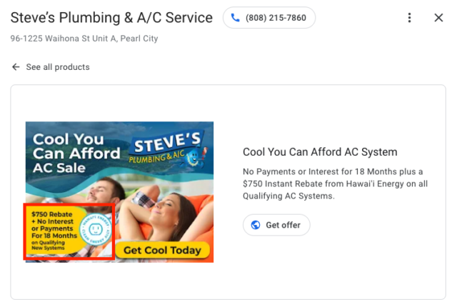 Black Friday Offer Example