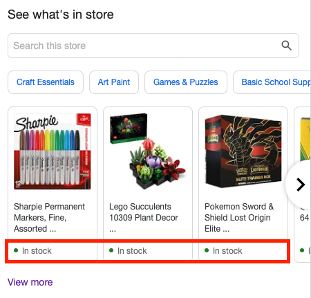Black Friday Shopping In Stock Example