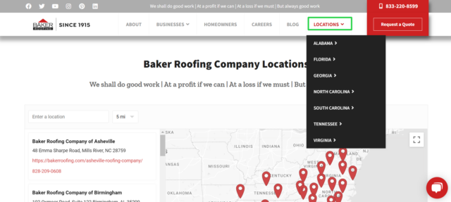 Bakers Roofing Company