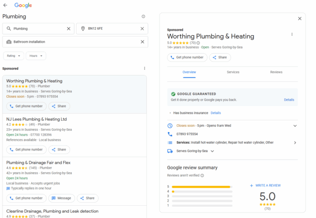 Worthing Plumbing And Heating